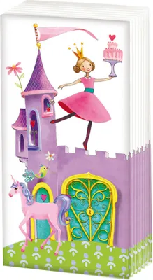 Obrázok produktu pre Papierové vreckovky Sniff Princess Castle, 10 ks, farebné, 51576