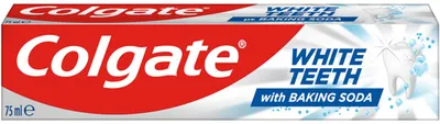 Produktbild von Colgate White Teeth Zahnpasta mit Soda, Aufhellung 75ml