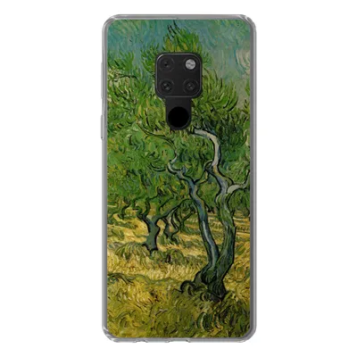 Produktbild von MuchoWow® Handyhülle Schutzhülle Hülle für Huawei P40 Lite Olivenhain - Vincent van Gogh Silikon Softcase Handy Hülle - Handy