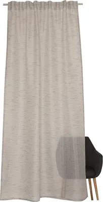 Produktbild von SCHÖNER WOHNEN-Kollektion Transparenter Schlaufenvorhang MESHWORK Grau 130 x 250 cm