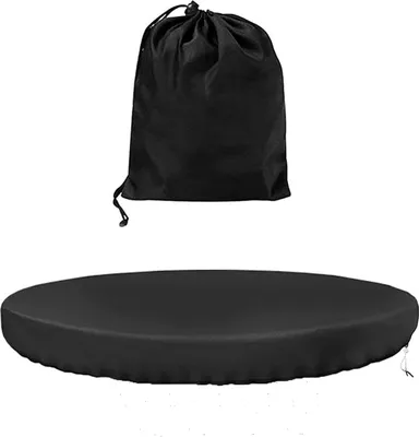 Produktbild von Grillabdeckhaube, schwarz, rund, 80 cm, wasserfest, fuer BBQ Schutz