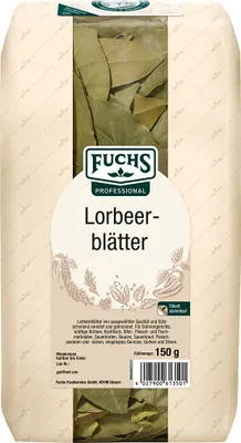 Produktbild von Fuchs Professional Lorbeerblätter herb würzigen leicht bitter 150g