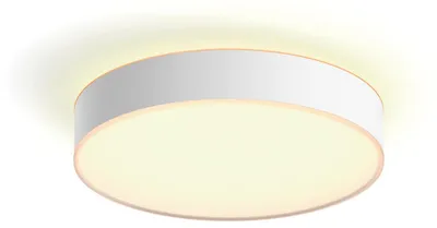 Obrázek produktu pro Philips Hue White ambiance Devere stropní svítidlo, střední, Chytré stropní světlo, Bluetooth/Zigbee, Bílá, LED, Kov, Žárovky bez možnosti výměny