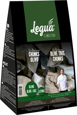 Image de Blocs de bois d'olivier fumé en sachet de 2,5kg