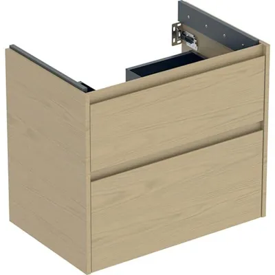 Produktbild von GEBERIT 504029PS1 Renova Plan US f. WT, m. 2 Schubladen