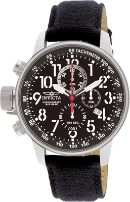 Obrázok produktu pre Invicta I-Force 1512 Pánske Hodinky - Quartz Hnací Mechanizmus - Nerezová Oceľ s Čiernym Ciferníkom - 46 mm