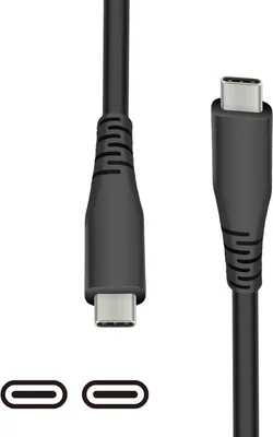 Produktbild von USB4 Kabel USB-C 40 Gbit/s, 240W Schnellladefunktion, Thunderbolt 3/4, Schwarz H