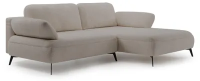 Produktbild von Selsey Avolla – Ecksofa mit Schlaffunktion, Bettkasten und hydrophober Chenille, rechtsseitig, Beige