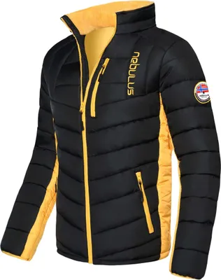 Produktbild von Nebulus GRAFFITY Winterjacke Herren, warme Outdoorjacke, praktische & vielseitige Übergangs- & Winterjacke, P4767 - Herren, schwarz-gelb, M