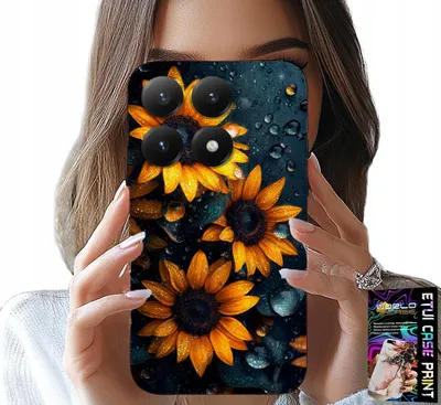 Produktbild von Etui Do Xiaomi 17 - Słoneczniki, Słonecznik, Kwieciste Wzory