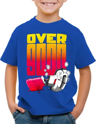 Produktbild von style3 Over 9000 Kinder T-Shirt vegeta power level