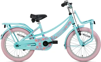 Produktbild von SuperSuper Lola Kinderfahrrad - Mädchen - 18 Zoll - Mint / Pink