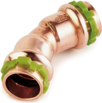 Produktbild von Kupfer Pressfitting Sudo-Press Winkel 45° 35 mm innen/innen Kontur V DVGW