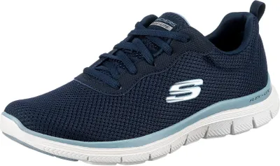 Produktbild von Skechers Damen Flex Appeal 4.0 Trainer , Navy Mesh/Blue Trim, 39.5 EU