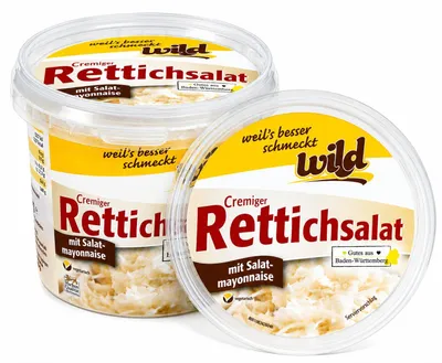 Produktbild von Cremiger Rettichsalat mit Salatmayonnaise, 400 g Becher