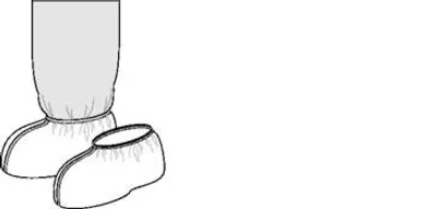Imagen del producto de Cubrezapatos desechables (NR) blancos de uvex, 100 pares, talla 42-46