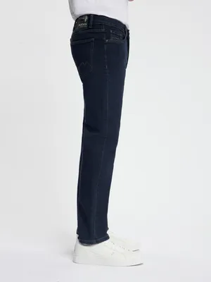 Productafbeelding van MASKOVICK Heren Jeans Regular Fit Stretch BlueBlack Clinton W42 L32