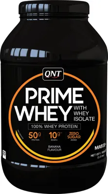 Produktbild von QNT Prime Whey (908g) Banana - Eiweiße - Molkenprotein-Mischung