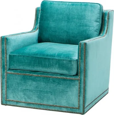 Produktbild von Casa Padrino Luxus Belle Epoche Sessel Türkis Grün - Jugendstil Art Deco - Luxury Collection