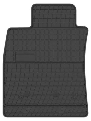 Produktbild von Fahrermatte Gummi für Renault Clio III 2005-2012 (Grandtour/Kombi/Schrägheck) – Schwarz, passgenau – Wielganizator PRISMAT