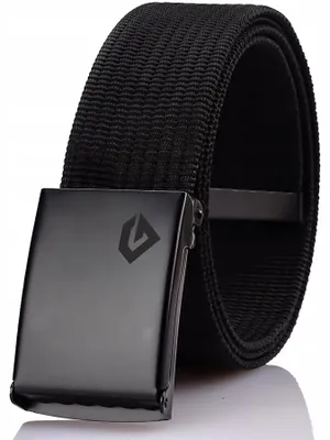 Produktbild von Gracio Herren Stoffgürtel Schwarz Breit 120CM