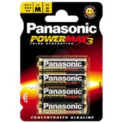 Produktbild von Panasonic PowerMax3 4er Spar-Pack Mignon/AA