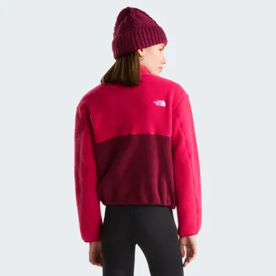 Produktbild von THE NORTH FACE DA YUMIORI 1/4 ZIP Damen Fleecepulli rot M