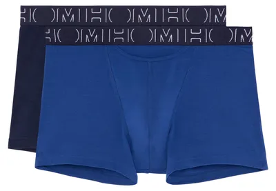 Produktbild von HOM 2er Pack Herren Boxer Pant Trunk Boxerline 2 Navy Bright Blue
