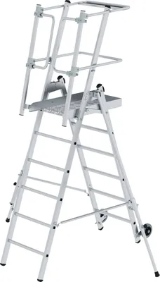Produktbild von Günzburger Steigtechnik Plattformleiter FlexxStep 6 Sprossen - 052526