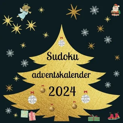 Produktbild von Sudoku-Adventskalender 2024: Rätselspaß für die Feiertage. 24 anspruchsvolle Sudoku-Rätsel, ideal für Erwachsene und Kinder, perfekt geeignet