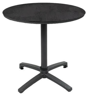 Produktbild von Klappbarer Terrassentisch Gent | Rund | ø 80 cm | Schwarz