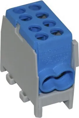 Immagine prodotto di Terminale di derivazione linea principale Terminale per cavo 1,5-25mm2 1P VDE FVK-25-1/2 VDE BLU