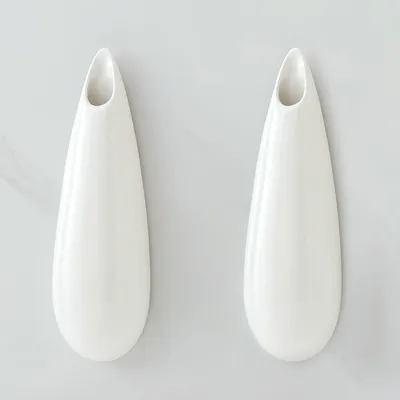 Produktbild von Set von 2 Hängenden Keramischen Wandvasen 30 cm