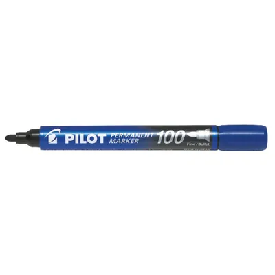 Produktbild von PILOT Permanent Marker 100 Rundspitze blau
