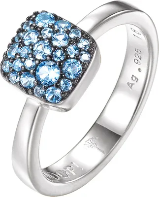 Produktbild von Joop Damen Ring Edelstahl silber M PAVE JPRG90798D1, Ringgröße:57 (18.1 mm Ø)