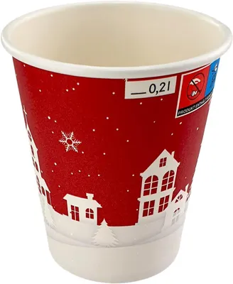 Produktbild von Wintermotiv Glühweinbecher 0,2l