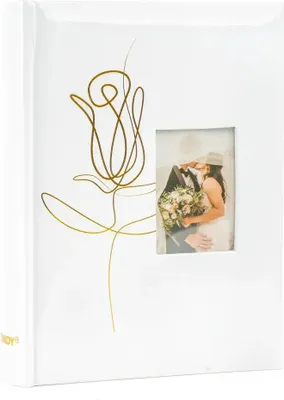 Obrázek produktu pro Fotoalbum 10x15 200 foto svatební Rosa 2