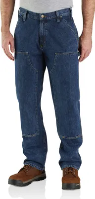 Produktbild von Carhartt DOUBLE-FRONT LOGGER JEAN 104944, Farbe:canal, Größe:W31/L34