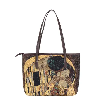 Zdjęcie produktu dla Goebel Gustav Klimt Der Kuss (Schultertasche, Textil)