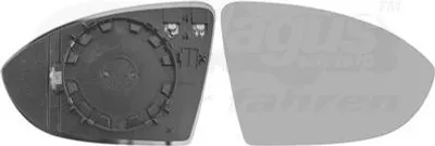 Image de VAN WEZEL Verre de rétroviseur extérieur droit (5769838) pour VW Golf Sportsvan VII