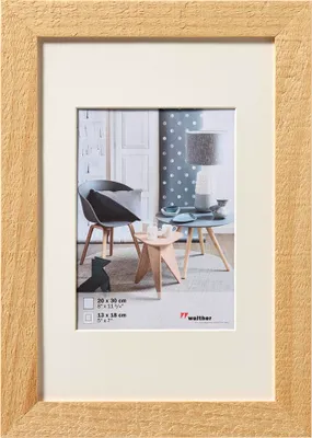 Image de Walther Home               20x30 Holz natur                HO030H