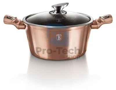 Obrázok produktu pre Mramorový hrniec s pokrievkou 30 cm Rose Gold Berlinger Haus BH 6194