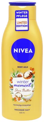 Produktbild von Nivea Body Lotion WINTER MOMENT 400ml Körpermilch Shea Butter für trockene Haut