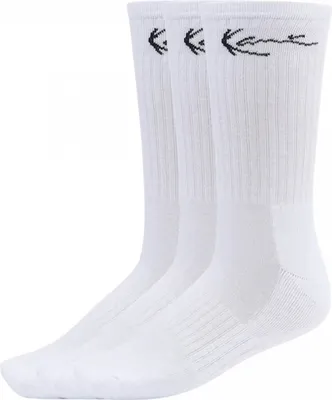 Obrázok produktu pre Karl Kani Herren Sneaker Socken 3er Pack Weiß 43/46