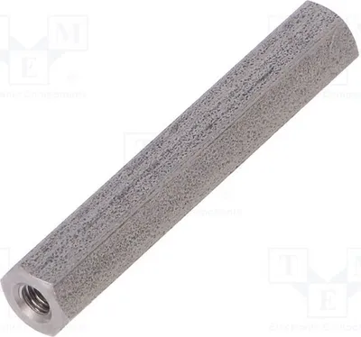 Immagine prodotto di 10 distanziatori filettati con filettatura interna da 30 mm: M2,5, esagonali, dimensioni 142x30. Distanziatori