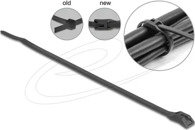 Zdjęcie produktu dla DELOCK Kabelbinder L 110 x B 2,5 mm  100 Stück schwarz
