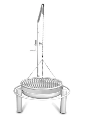 Produktbild von Libatherm Edelstahl-Schwenkgrill 60 cm Grillgalgen und Feuerschale