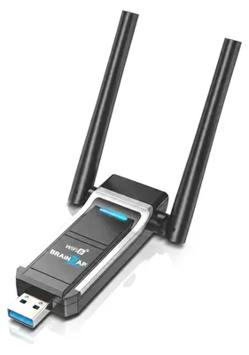 Produktbild von BRAINZAP 1800 Mbps USB 3.0 Dual-Band WIFI 6 WLAN Stick Adapter AX1800 802.11ax 2,4/5,8G 802.11ax/ac/a/b/g/n RTL8832BU