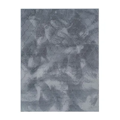 A flat lay of a rug on a white background.