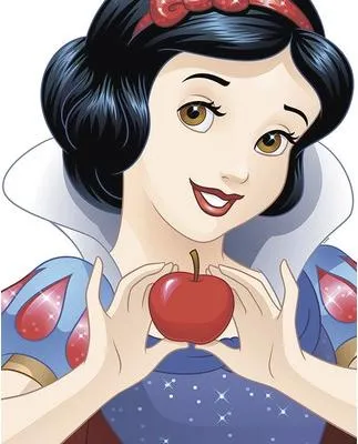 Produktbild von Kunstposter – Porträt von Schneewittchen – 40 x 50 cm